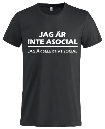 Jag är inte asocial