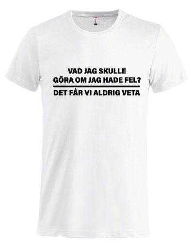 Vad jag skulle